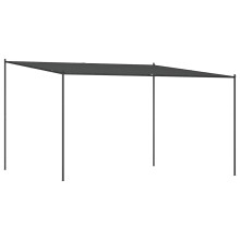 vidaXL Pavillon Anthrazit 4x4 m 180 g/m² Stoff und Stahl