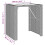 VidaXL vidaXL Bartisch mit Glasplatte Braun 105x80x110 cm Poly Rattan 4