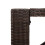 VidaXL vidaXL Bartisch mit Glasplatte Braun 105x80x110 cm Poly Rattan 5