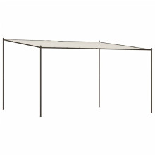 vidaXL Gazebo White 4x4 m 180 g/m² Fabric and Steel Outdoor Party Marquee
