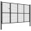 VidaXL vidaXL Gartentor aus Stahl 350 x 150 cm Anthrazit 2