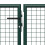 VidaXL vidaXL Gartentor aus Stahl 400x75 cm Grün 3