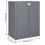 VidaXL vidaXL Gartenschrank Grau 65x45x88 cm PP Rattan-Optik 2