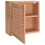 VidaXL vidaXL Solid Wood Walnut Wall Cabinet Wooden Wall Storage Cabinet Display Unit 5