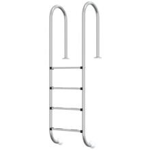 (54 x 38 x 184.5 cm, for flat surface) vidaXL Pool Ladder 304 Stainless Steel Inground Pool Step Ladder Swimming Spa