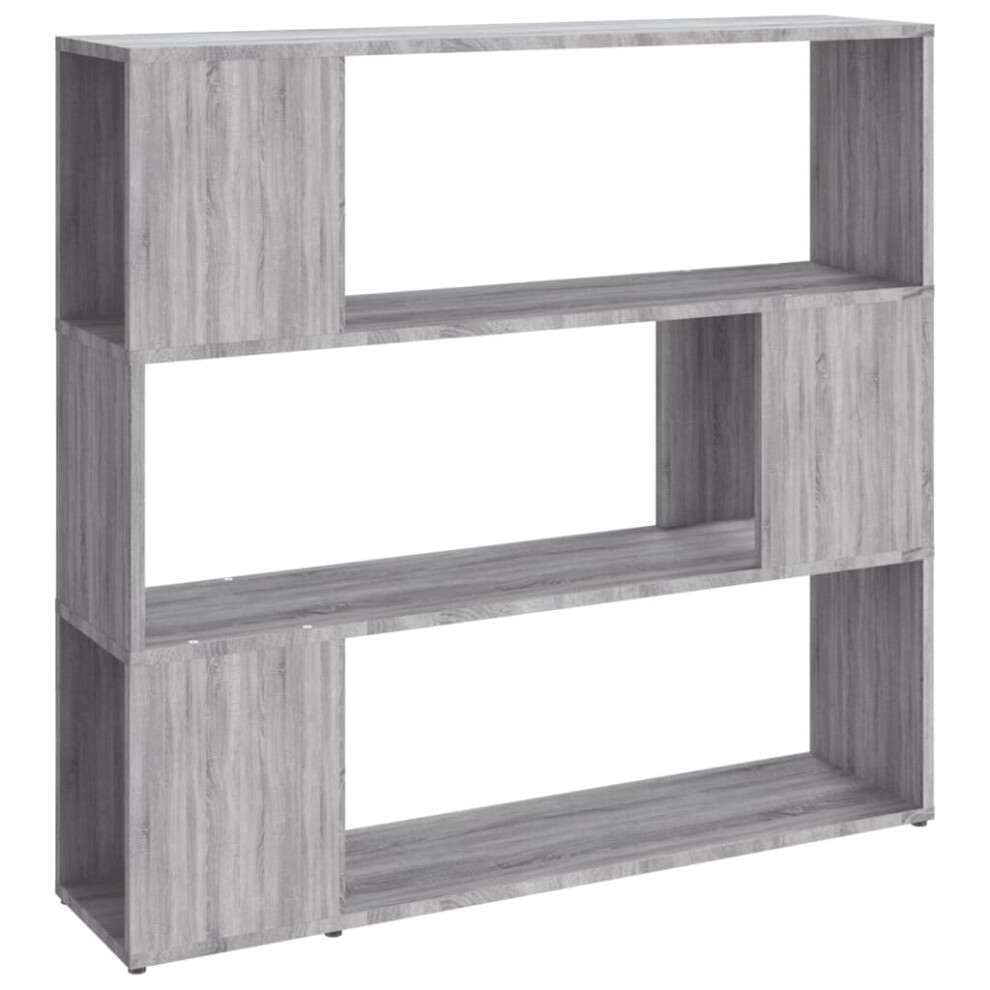 Vidaxl ( Sonoma) Book Cabinet Room Divider Privacy Screen Bookcase Bookshelf Book Rack Grey
