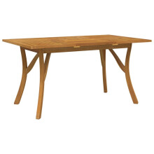 (150 x 90 x 75 cm, rectangular) vidaXL Garden Table Outdoor Coffee Table Wooden Dining Table Solid Wood Acacia