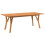 VidaXL (200 x 90 x 75 cm, rectangular) vidaXL Garden Table Outdoor Coffee Table Wooden Dining Table Solid Wood Acacia 1