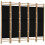 VidaXL (black, 200 x 180 cm) vidaXL Folding Panel Room Divider Privacy Screen Black/Cream White Multi Sizes 3