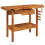 VidaXL vidaXL Solid Wood Acacia Workbench with Drawer & Vices 124x52x83 cm Workbench 3
