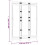 VidaXL (black, 120 x 180 cm) vidaXL Folding Panel Room Divider Privacy Screen Black/Cream White Multi Sizes 9