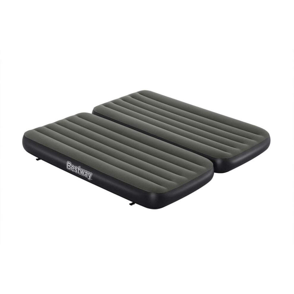 Bestway 3-In-1 Inflatable Airbed Black And Grey 188X99x25 Cm Air Bed Mattress