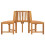 VidaXL vidaXL Half Round Tree Bench Ø160 cm Solid Wood Eucalyptus Garden Bench Seat 5