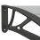 VidaXL vidaXL Türvordach Schwarz 400x100 cm Polycarbonat 5