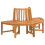 VidaXL vidaXL Half Round Tree Bench Ø160 cm Solid Wood Eucalyptus Garden Bench Seat 2