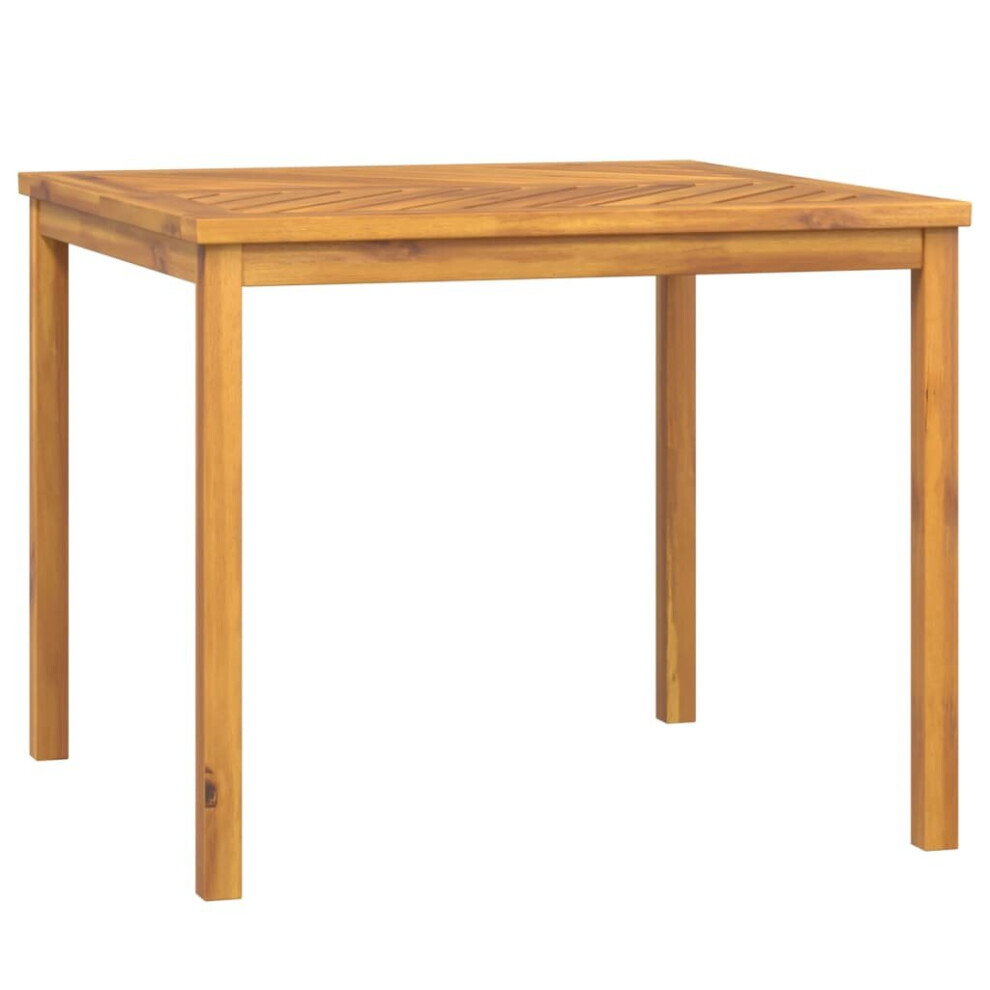 Vidaxl (90 X 90 X 74 Cm (W X D X H)) Garden Dining Table Coffee Table Outdoor Dining Table Solid Wood Acacia