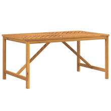 (150 x 90 x 74 cm (W x D x H)) vidaXL Garden Dining Table Coffee Table Outdoor Dining Table Solid Wood Acacia