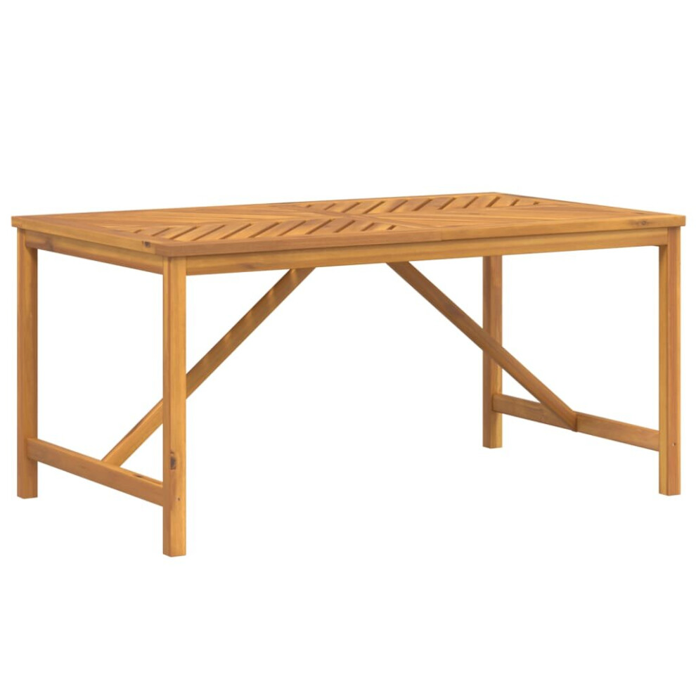 Vidaxl (150 X 90 X 74 Cm (W X D X H)) Garden Dining Table Coffee Table Outdoor Dining Table Solid Wood Acacia