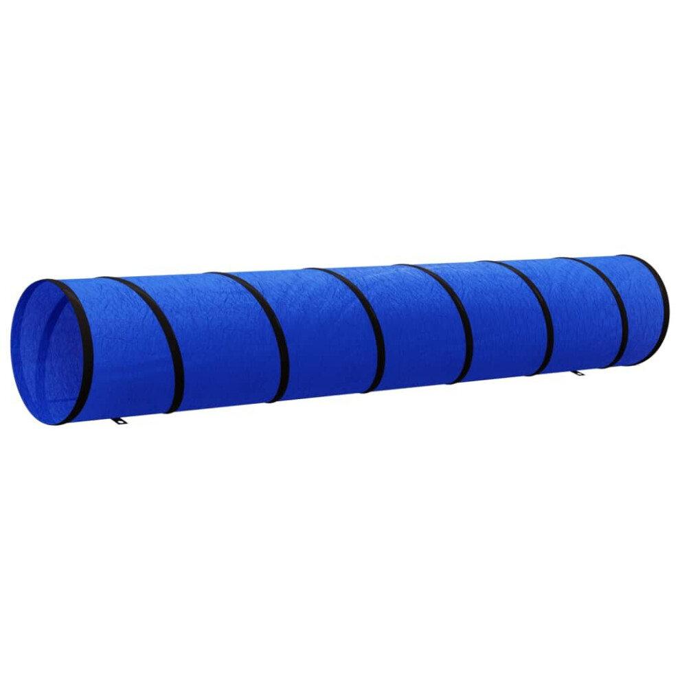 (50 x 300 cm (Diameter x H)) vidaXL Dog Tunnel Blue Polyester Training Tunnel Dog Play Run Jump Multi Sizes