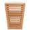 VidaXL vidaXL Solid Wood Walnut Bathroom Stool 40.5x40.5x56 cm Stool Laundry Bin 6