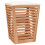 VidaXL vidaXL Solid Wood Walnut Bathroom Stool 40.5x40.5x56 cm Stool Laundry Bin 2