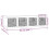 VidaXL vidaXL Wall Shelf with Baskets 62x18x16 cm Solid Wood Walnut Wall Hanging 4