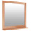 VidaXL vidaXL Solid Wood Walnut Wall Mirror Wooden Vanity Make up Cosmetic Mirror 3