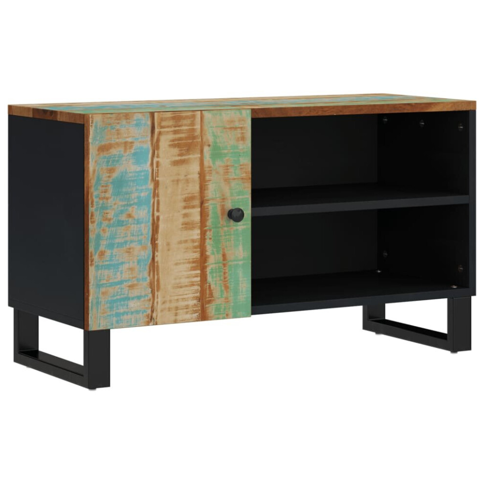 Vidaxl Tv Cabinet Tv Stand Cabinet Solid Wood Reclaimed And Engineered Wood