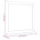 VidaXL vidaXL Solid Wood Walnut Wall Mirror Wooden Vanity Make up Cosmetic Mirror 4