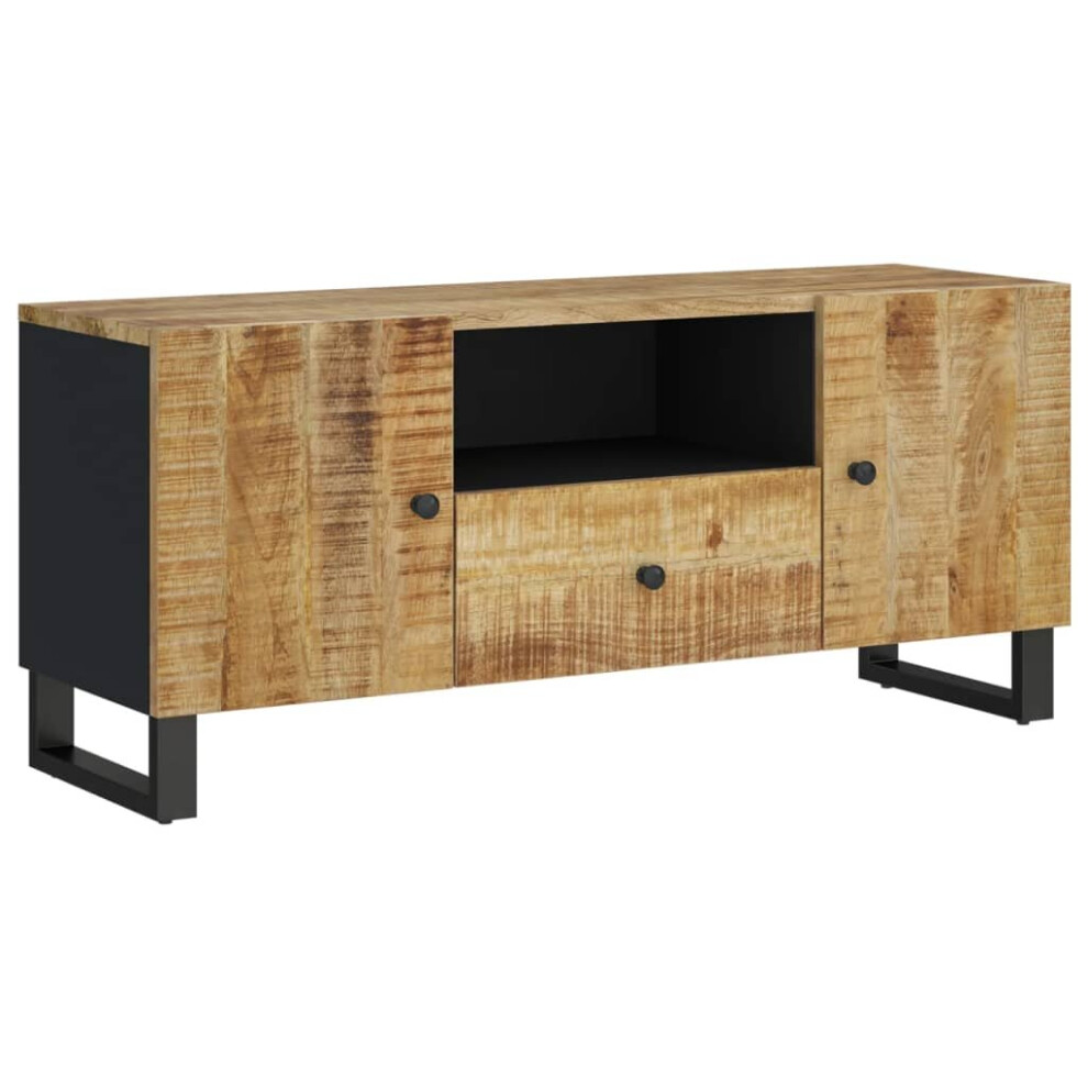 vidaXL TV Cabinet TV Stand Unit Cupboard Solid Wood Mango and Engineered Wood