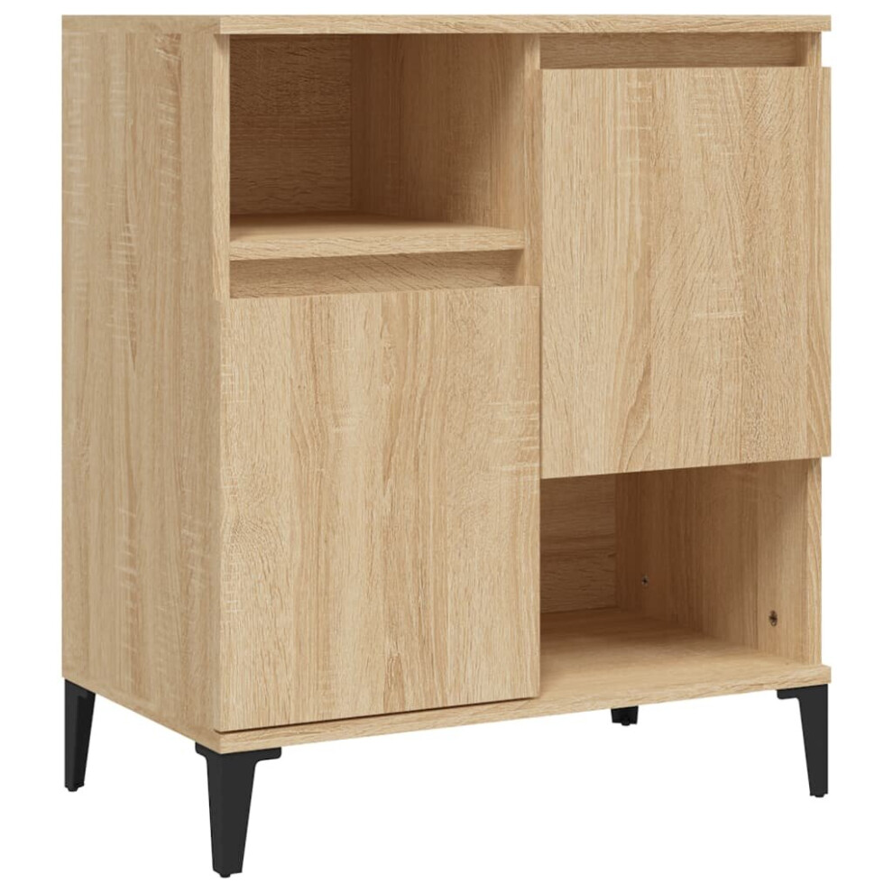 Vidaxl (Sonoma Oak) Sideboard Cabinet Cupboard Highboard Home Organiser Engineered Wood