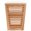 VidaXL vidaXL Solid Wood Walnut Bathroom Stool 40.5x40.5x56 cm Stool Laundry Bin 5