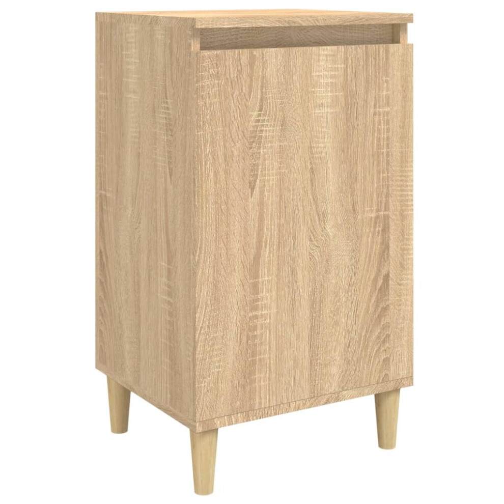 (sonoma oak, 1 pcs) vidaXL 1/2x Bedside Cabinet Engineered Wood End Table Nightstand Multi Colours