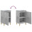 VidaXL (concrete grey, 2 pcs) vidaXL 1/2x Bedside Cabinet Engineered Wood End Table Nightstand Multi Colours 8