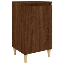 (brown oak, 1 pcs) vidaXL 1/2x Bedside Cabinet Engineered Wood End Table Nightstand Multi Colours