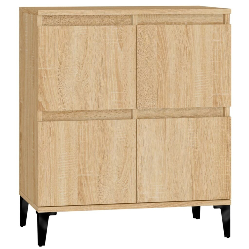 Vidaxl (Sonoma Oak) Sideboard Cabinet Cupboard Highboard Home Organiser Engineered Wood