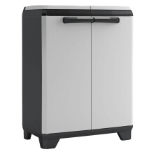 Keter Recycling Cabinet Split Premium Grey and Black 92 cm Recycling Container