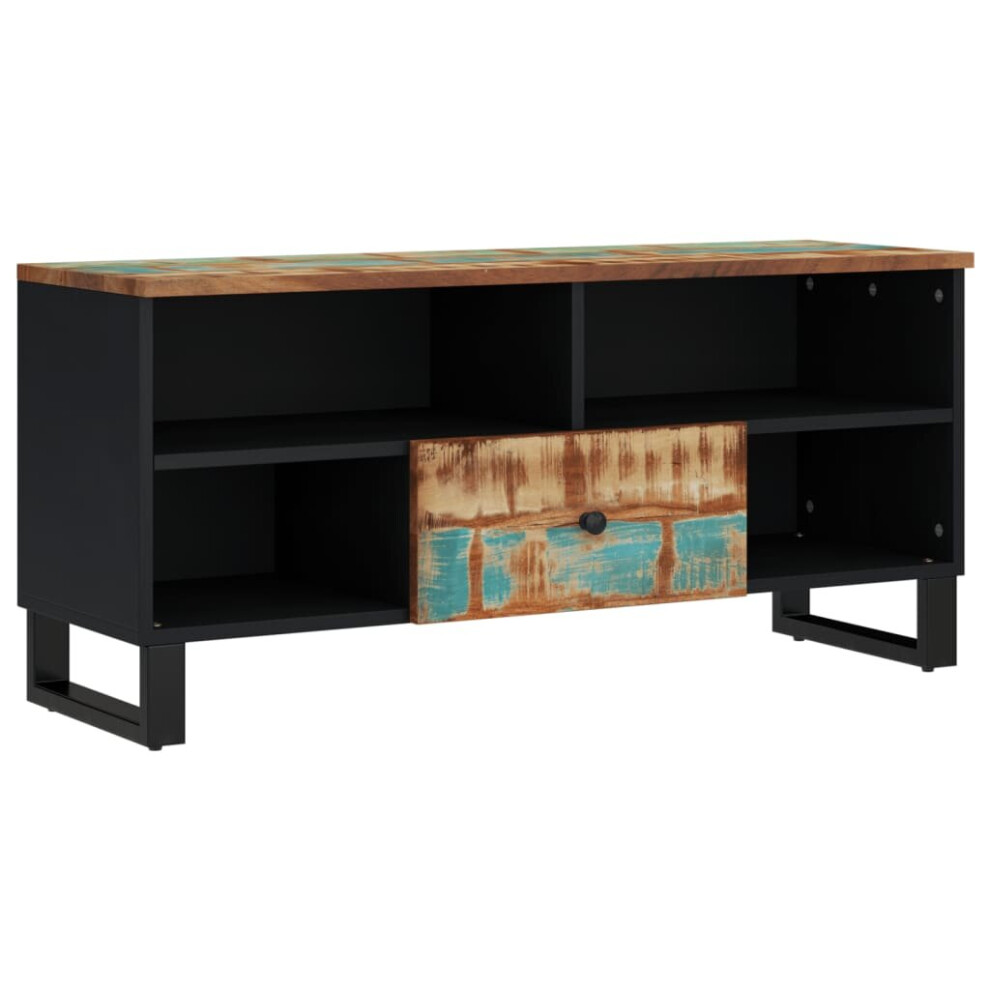 vidaXL TV Cabinet TV Stand Cabinet Solid Wood Reclaimed and Engineered Wood