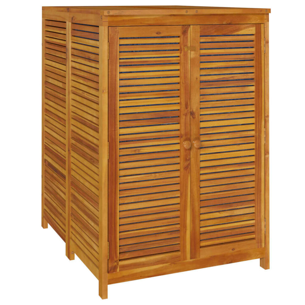Vidaxl Garden Storage Box Outdoor Storage Box Storage Shed Solid Wood Acacia