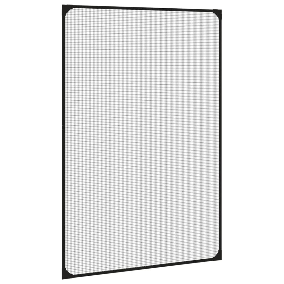 Vidaxl (Anthracite, 80 X 120 Cm) Magnetic Insect Screen Netting Mosquito Fly Screen Bug Stop For Windows