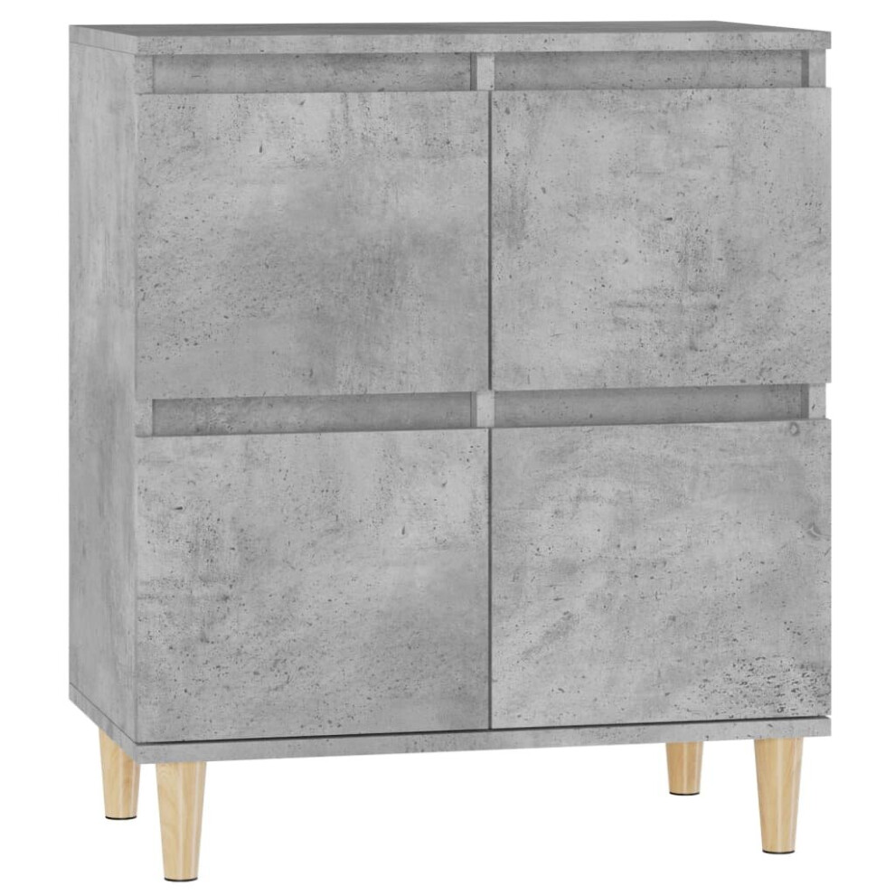 (concrete grey) vidaXL Sideboard Cabinet Cupboard Side Cabinet Home Organiser Engineered Wood