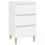 VidaXL (white) vidaXL Bedside Cabinet Engineered Wood End Table Nightstand Multi Colours 2