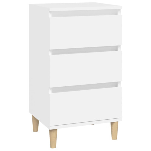VidaXL (white) vidaXL Bedside Cabinet Engineered Wood End Table Nightstand Multi Colours 1