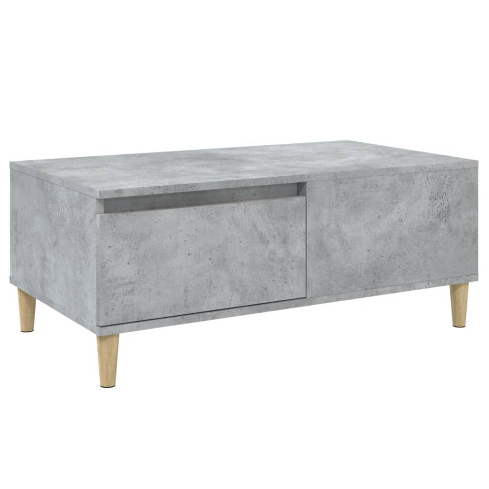 Vidaxl (Concrete Grey) Coffee Table Dining Table Accent Side Tea End Table Engineered Wood