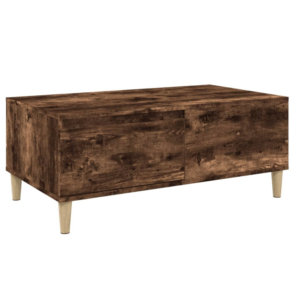 (smoked oak) vidaXL Coffee Table Dining Table Accent SIde Tea End Table Engineered Wood