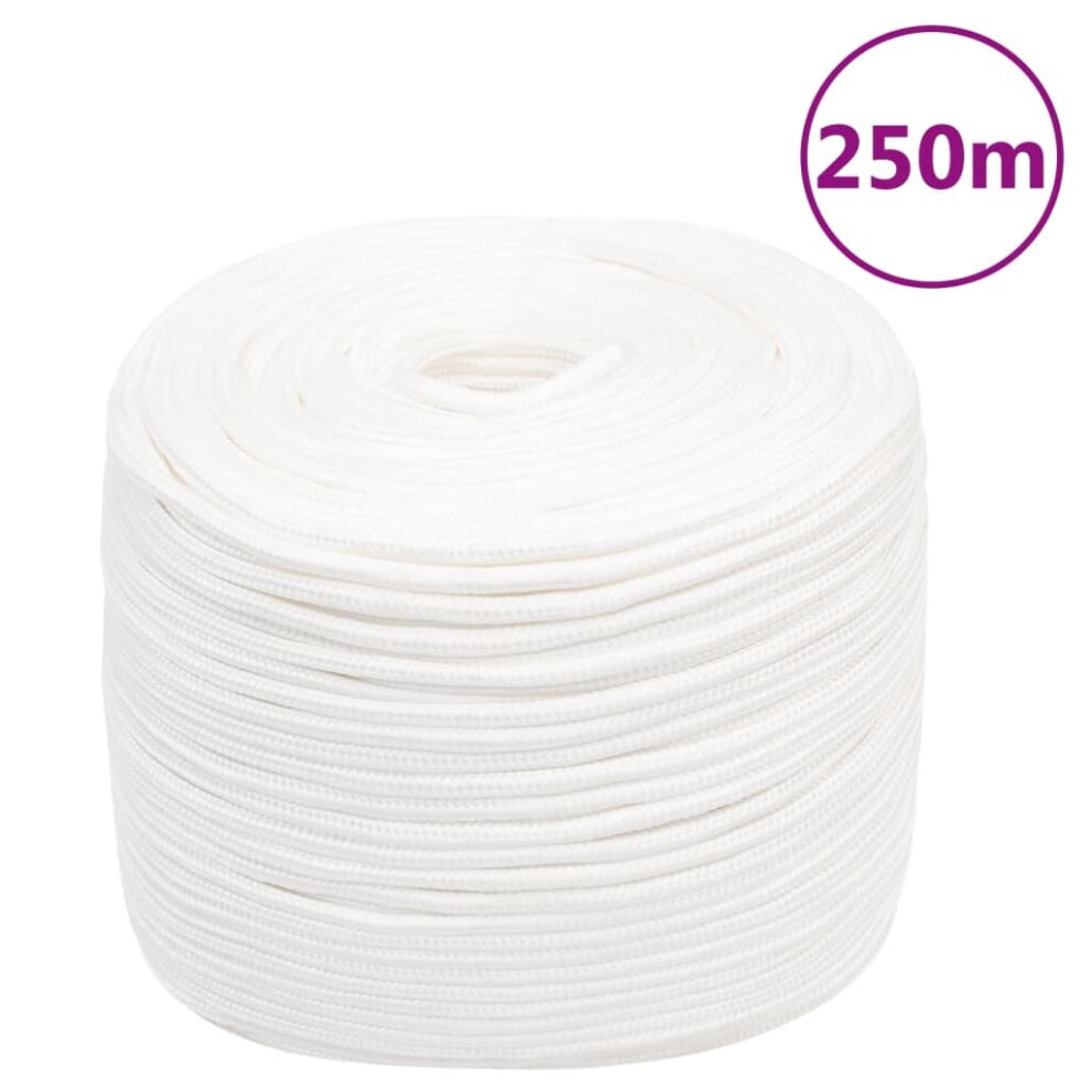 (white, 6 mm/ 250 m) Marine Rope Dock Coil Boat Line Polypropylene Rope Multi Sizes Multi Colours-image-OPC-PBHVCM5-NEW