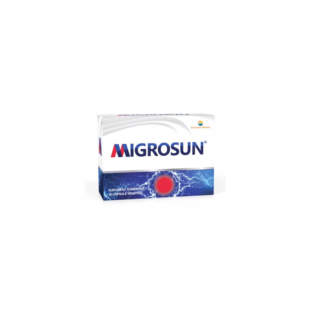 Sun Wave Pharma Migrosun, 30 Capsules, Against Headaches