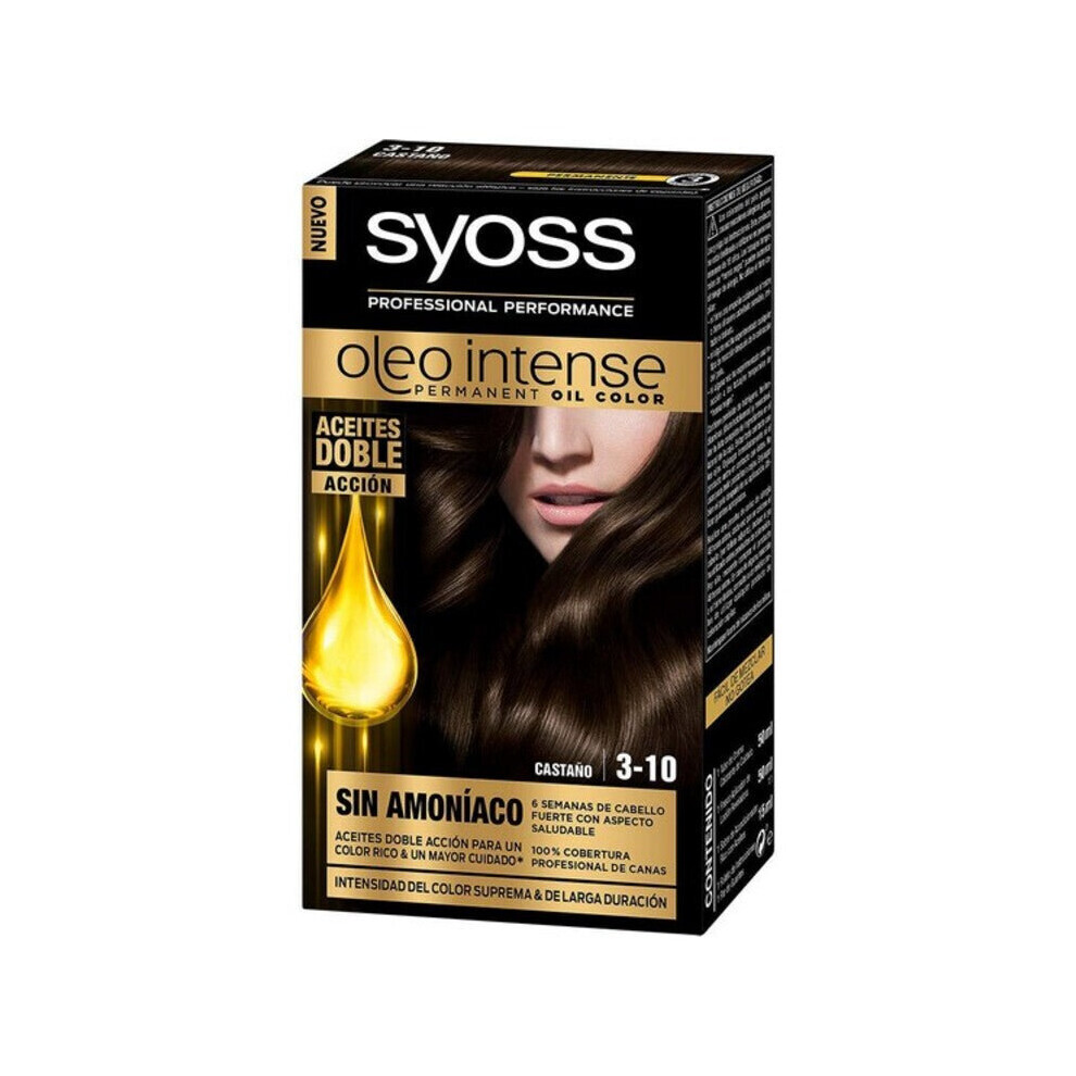Syoss Brown Permanent Dye Olio Intense NãÂº 3,10