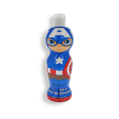 Marvel Air-Val Capitan America Gel y Champu 1d400
