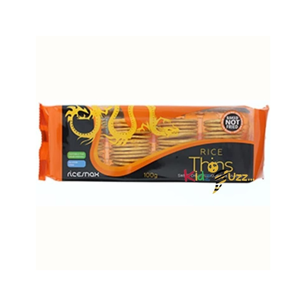 (Pack Of 12) Ricesnax Rice Thins Sweet Chilli 100g